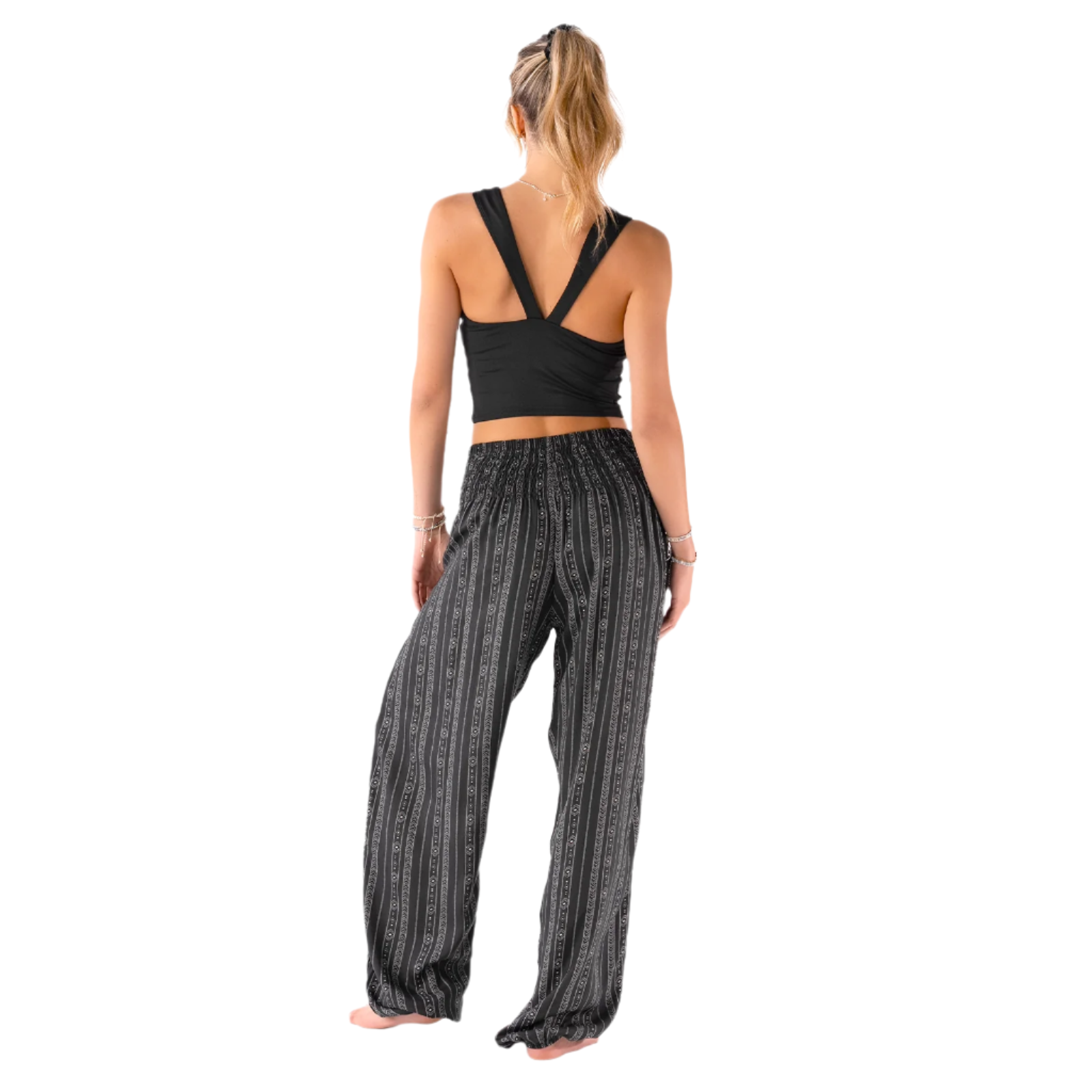 Akha Tribal Print Harem Pants - Image 5