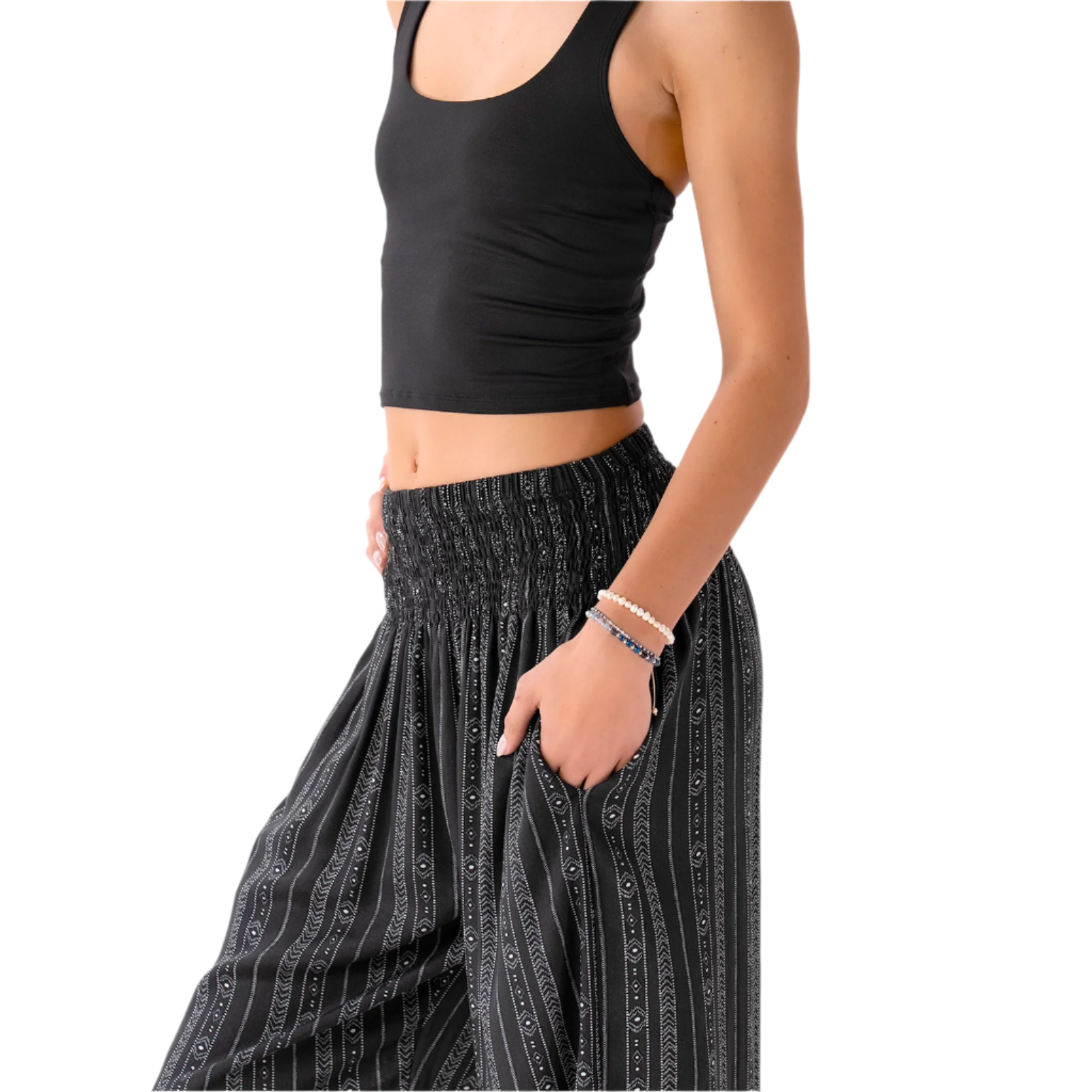 Akha Tribal Print Harem Pants - Image 6