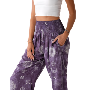 Alternative view of Mystic Plum Harem Pants