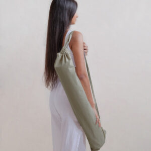 Alternative view of Jade & Jute - Naturally Dyed Herbal 5mm Yoga Mat