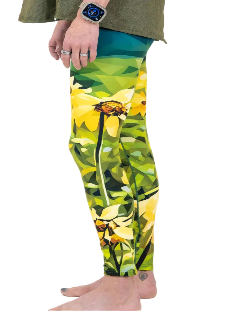 Sunflower Bloom Yoga Legging - Image 3