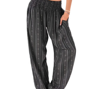 Akha Tribal Print Harem Pants