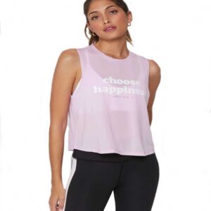 Alternative view of Happiness Crop Tank