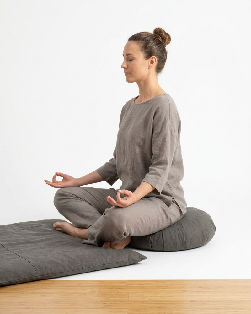 Round Meditation Cushion - Image 6