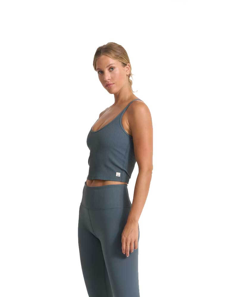 Rib Crop Tank Top - Image 3